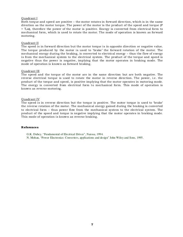 gk dubey fundamentals of electrical drives